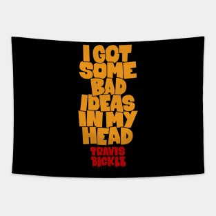 Travis Bickle's 'Bad Ideas' - Taxi Driver Movie Design Tapestry