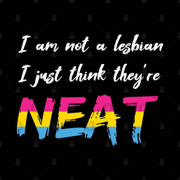 I'm not a Lesbian, I just think they're NEAT (pansexual pride) by Dani Zemba