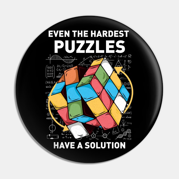 Even The Hardest Puzzles Have Solution Math Speed Cubing 4x4 Pin by badCasperTess