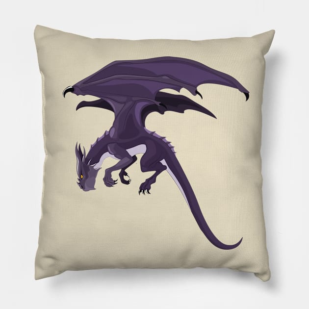 The only dragon Pillow by MBshirtsboutique