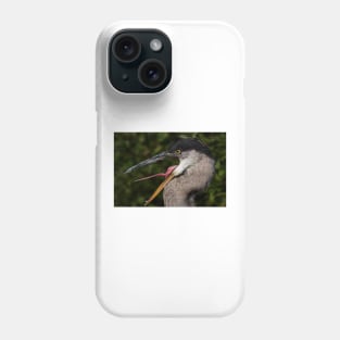 Smilin Blue Heron Phone Case