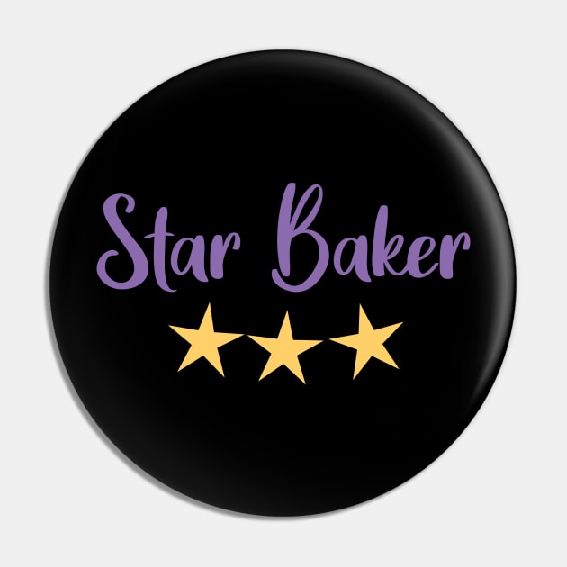 star baker purple Pin by shimodesign