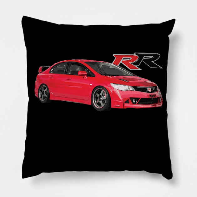 TYPE RR FD2 sedan JDM Regamaster Desmond Super Red Pillow by cowtown_cowboy