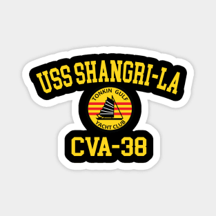 USS Shangri-La CVA-38 Tonkin Gulf Yacht Club Magnet