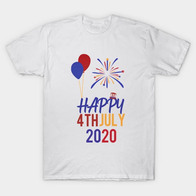 Happy 4th Of July Independence America' Unisex Baseball T-Shirt