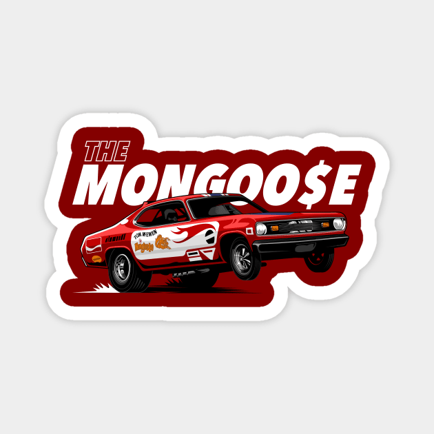 The Mongoose Duster Magnet by pujartwork