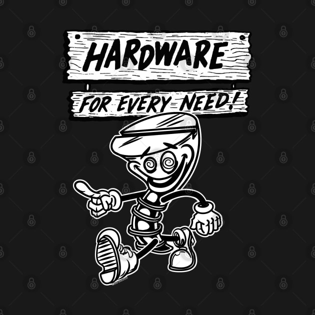 Screw Mascot - Hardware For Every Need by eShirtLabs