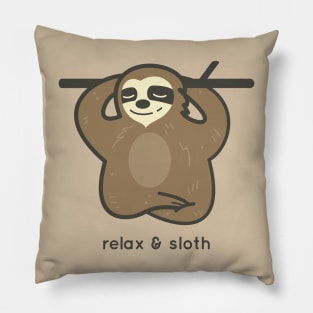 Relax & Sloth Pillow