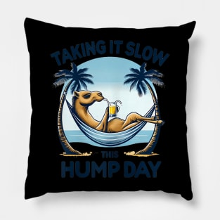 Slow This Hump Day A  Camel Twist Pillow