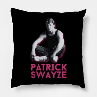 Patrick swayze\\\original retro fan art Pillow