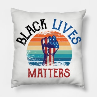 Black Lives Matter stop racism Pillow