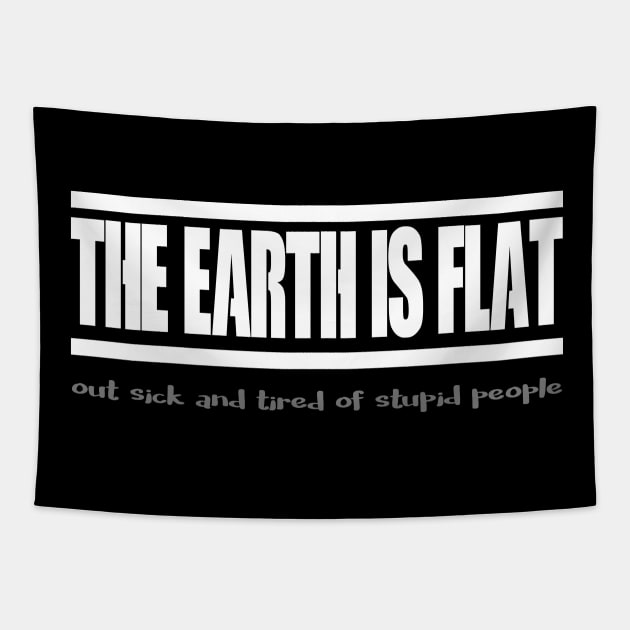 Flat Earth Tapestry by kylewillis