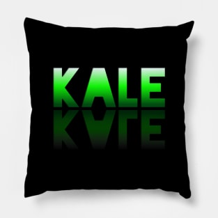 Kale - Healthy Lifestyle - Foodie Food Lover - Graphic Typography Pillow