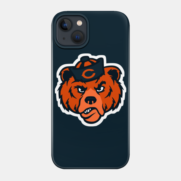 Vintage Style Bears Mascot - Chicago Bears - Phone Case
