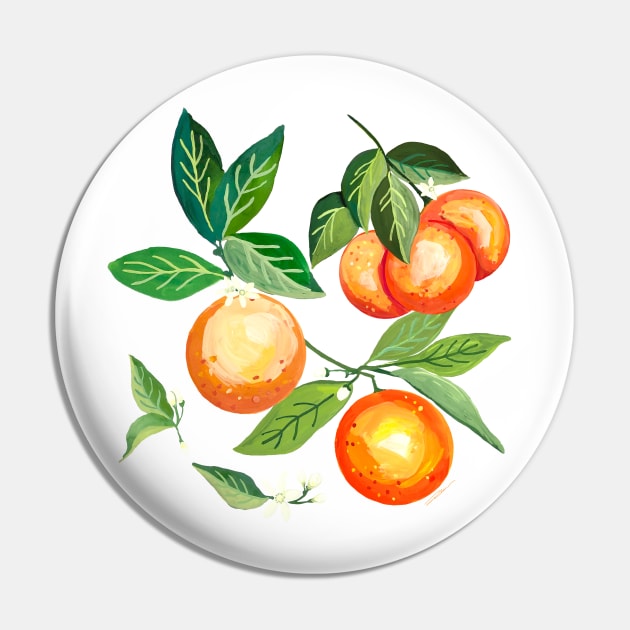 Orange Grove Garden Pin by Limezinnias Design