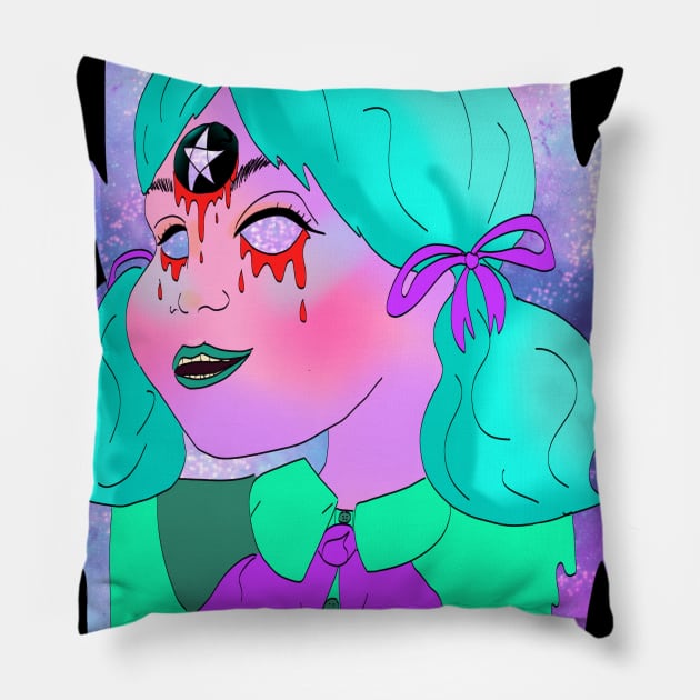 Girl Scout Pillow by SchlockHorror