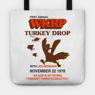 Vintage Wkrp Turkey Drop Tote