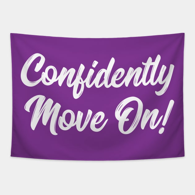 Confidently Move On! | Stoicism | Life | Quotes | Purple Tapestry by Wintre2