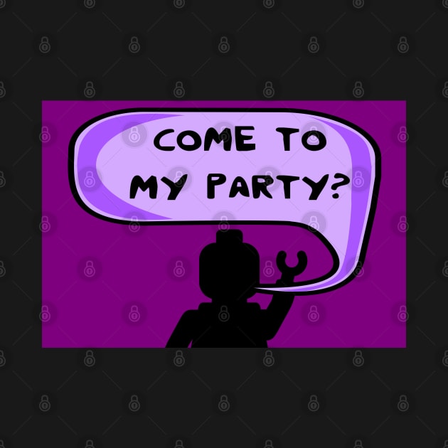 "COME TO MY PARTY?" Invitation by ChilleeW