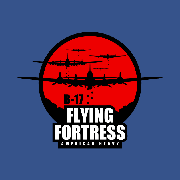 B-17 Flying Fortress (small logo) by Tailgunnerstudios