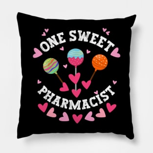 Pharmacist Valentines Day Pillow