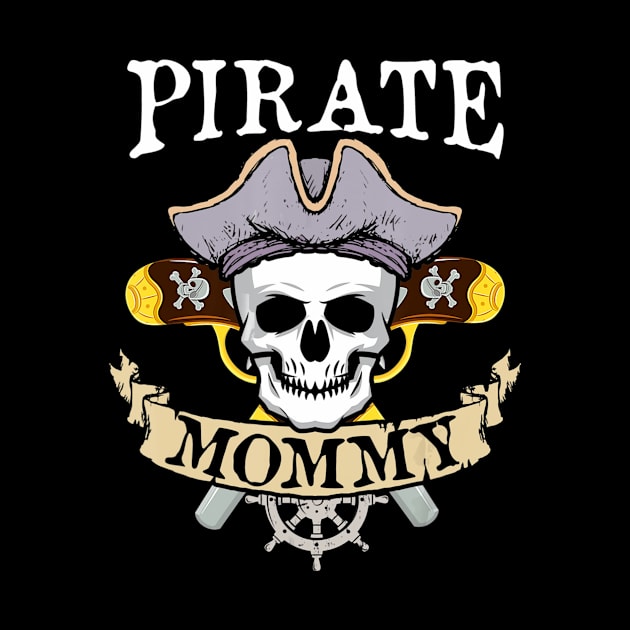 Pirate Mommy Halloween Matching Family Costume Gift by williamarmin