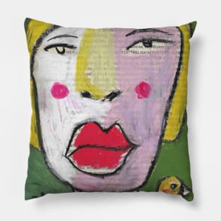 Girl from Santa Barbara Pillow