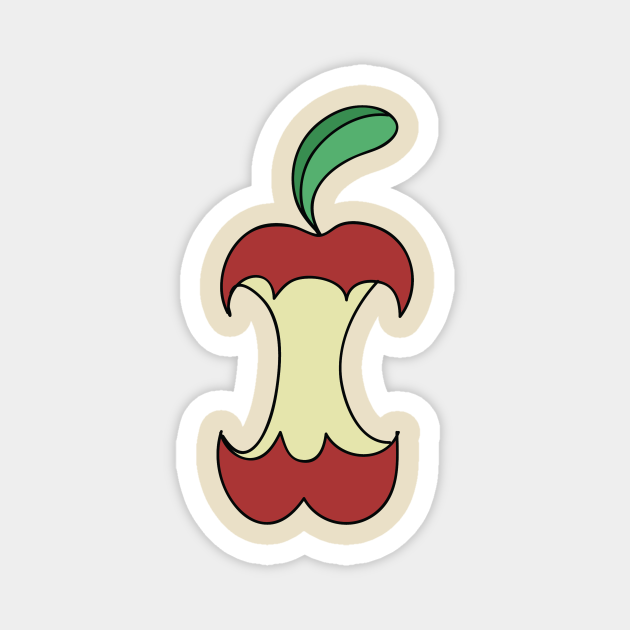 Apple Core Apple Magnet Teepublic Au