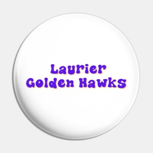 Laurier Golden Hawks Pin