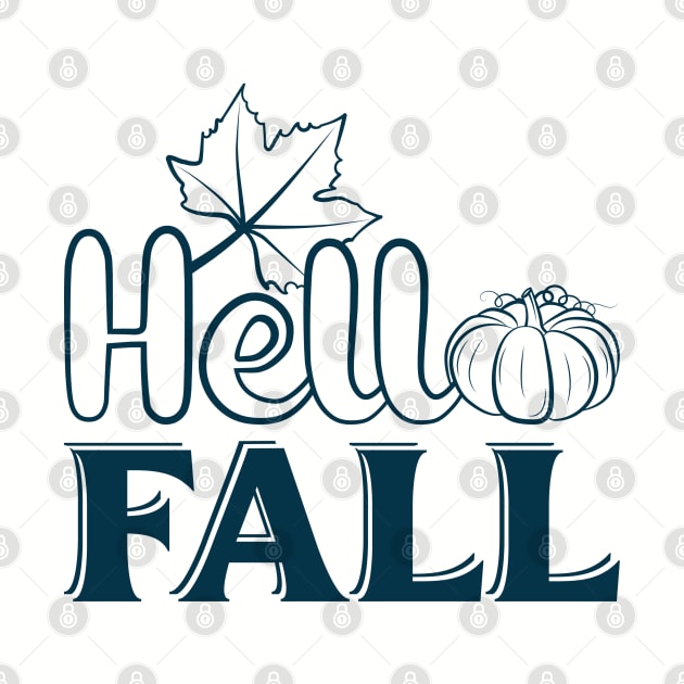 Hello Fall by Zombie Girls Design