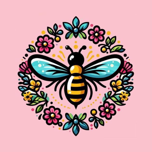 Flower Bee by WolfeTEES