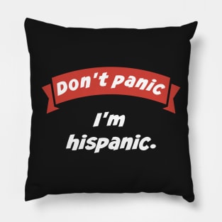 Latinos Spanish Shirt Camiseta Humor Hispanos Pillow