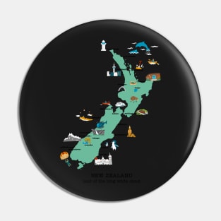 New Zealand Map Pin