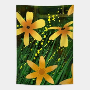 Field of Yellow Flowers Tapestry