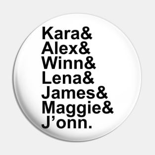 SG Characters Names Pin