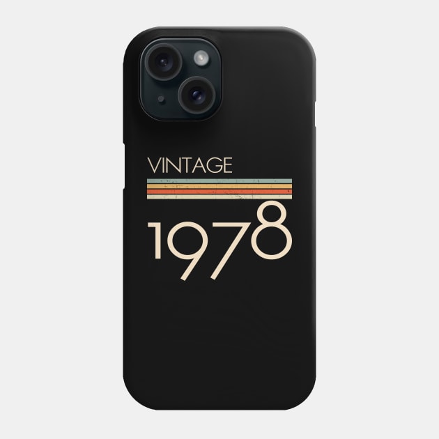 Vintage Classic 1978 Phone Case by adalynncpowell