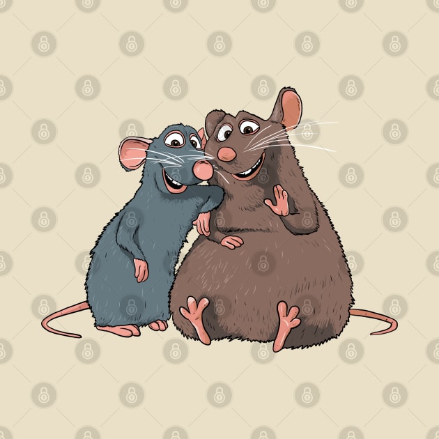 Remy and Emile - Ratatouille by Black Snow Comics