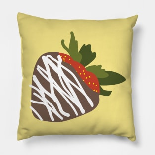 Chocolate Covered Strawberry Pillow