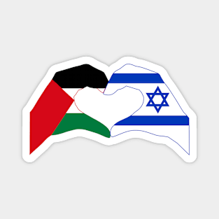 We Heart Palestine & Israel Patriot Series Magnet