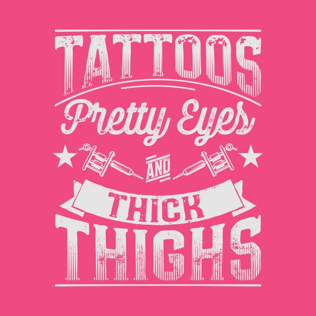 Tattoos Pretty Eyes and Thick Thighs Distorted by Nowhereman78