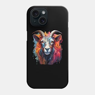 Goat Rainbow Phone Case