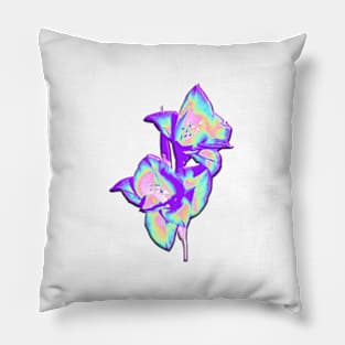 Purple Gladiola Pillow