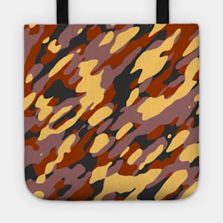 Golden Brown Camouflage Tote