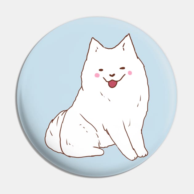 Cute samoyed dog smiling Pin by Mayarart