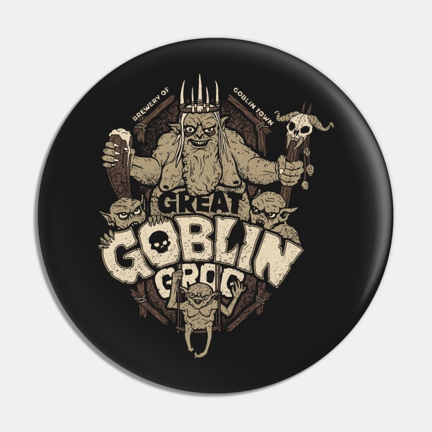 Great Goblin Grog Pin by CoryFreemanDesign