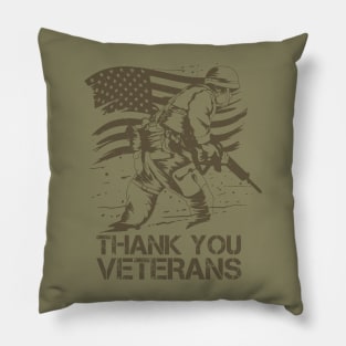 Thank You Veterans Pillow