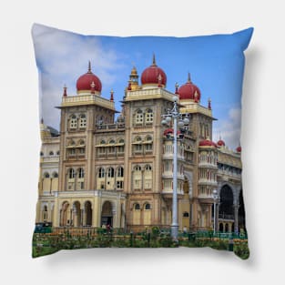 Mysore Palace, India Pillow