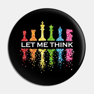 Chess Chess Tournament Chess Game LGBT Rainbow Pin