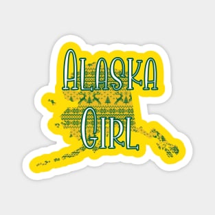 Alaska Girl Magnet