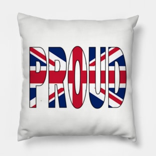 Flag of The United kingdom - London England PROUD Pillow